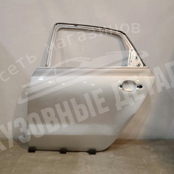 Дверь задняя ЛЕВАЯ Volkswagen Polo седан A7W, LA7W, 8E8E Brilliant Silver Серебристый