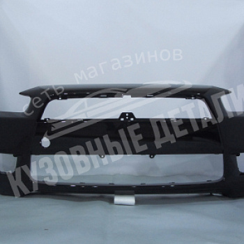 Бампер передний Mitsubishi Lancer (10) X42 Black Mica Черный