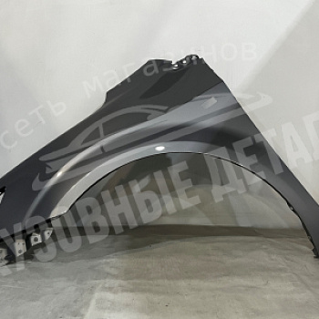 Крыло ЛЕВОЕ Chevrolet Aveo T300 GQW, 04U Urban Grey Серый