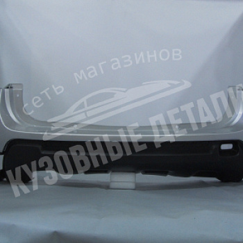 Бампер задний Renault Duster 15- D69 Gris Platine Серебристый под парктроники