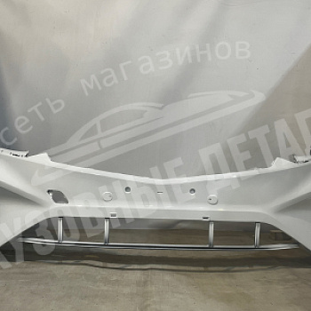 Бампер передний Geely Coolray SX11 верхняя часть 080 Athens white Белый
