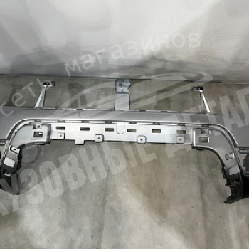 Бампер передний Renault Duster 15- D69 Gris Platine серебристый