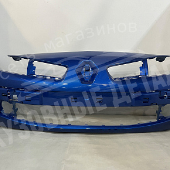 Бампер передний Renault Megane 2 рест RNA Bleu Синий