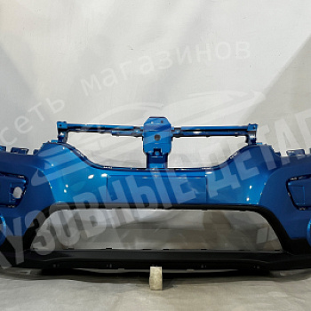Бампер передний Renault Sandero (2014) Stepway RPL Azur Blue