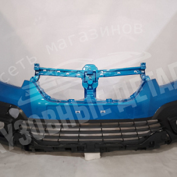 Бампер передний Renault Logan 2 (2018) STEPWAY RPL Azur Blue