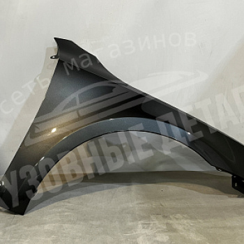 Крыло ПРАВОЕ Skoda Octavia A7 LD7X, 2R2R Platinum Grey Серый