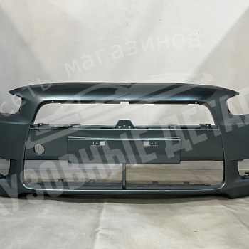 Бампер передний Mitsubishi Lancer (10) A86 Greenish Silver Серо-зеленый